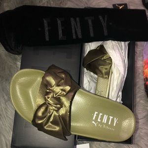 Fenty puma bow slides